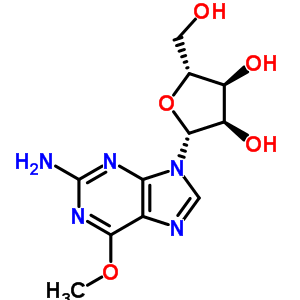 6-O-甲基鸟苷结构式_7803-88-5结构式