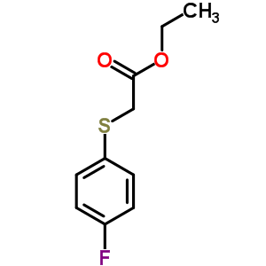 2-[(4-氟苯基)硫代]-乙酸乙酯结构式_78066-05-4结构式