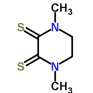 (9ci)-1,4-二甲基-2,3-哌嗪二硫酮结构式_78134-03-9结构式
