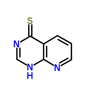 吡啶并[2,3-d]嘧啶-4(3h)-硫酮结构式_78159-02-1结构式