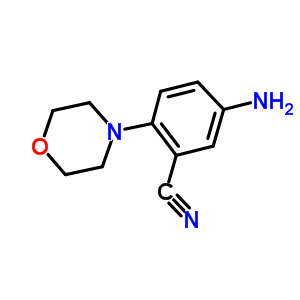 5-氨基-2-吗啉-4-基苯甲腈结构式_78252-12-7结构式