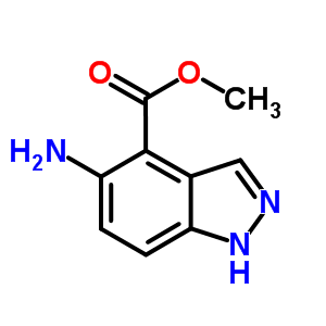 5-氨基-1H-吲唑-4-羧酸甲酯结构式_78416-43-0结构式