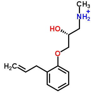 1-(2-烯丙基苯氧基)-3-甲基氨基-2-丙醇结构式_78510-05-1结构式