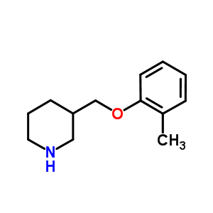 3-[(2-Methylphenoxy)methyl]piperidine hydrochloride Structure,785713-79-3Structure