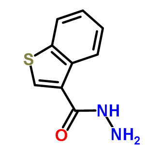 1-苯并噻吩-3-碳酰肼结构式_78676-34-3结构式
