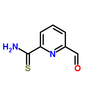 6-甲酰基-2-吡啶硫代甲酰胺结构式_78797-08-7结构式