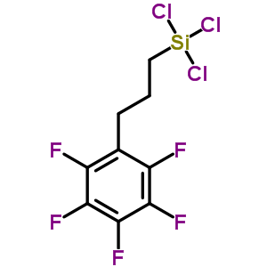 五氟苯基丙基三氯硅烷结构式_78900-02-4结构式