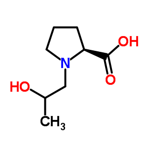 (9ci)-1-(2-羟基丙基)-L-脯氨酸结构式_791642-96-1结构式