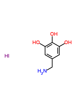 5-(氨基甲基)苯-1,2,3-三醇结构式_79490-74-7结构式