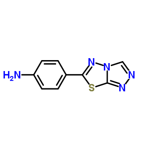 4-[1,2,4]Triazolo[3,4-b][1,3,4]thiadiazol-6-yl-phenylamine Structure,797767-52-3Structure