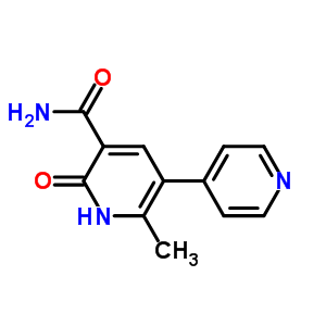 2-Methyl-6-oxo-1,6-dihydro-3,4-bipyridine-5-carboxamide Structure,80047-24-1Structure