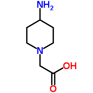 (4-氨基-1-哌啶基)乙酸结构式_805179-70-8结构式