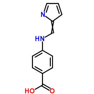 4-(吡咯-2-甲基氨基)苯甲酸结构式_80525-79-7结构式