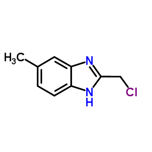 2-(氯甲基)-5-甲基-1H-苯并咪唑结构式_80567-68-6结构式