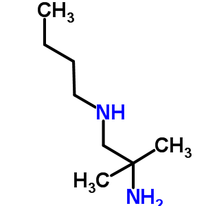 (2-氨基-2-甲基丙基)(丁基)胺结构式_80704-00-3结构式
