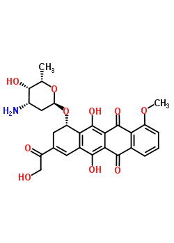 9,10-去氢亚德里亚霉素结构式_80996-23-2结构式