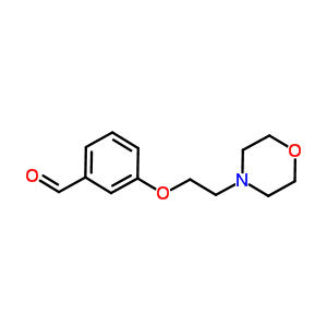 3-(2-吗啉-4-乙氧基)苯甲醛结构式_81068-26-0结构式