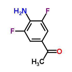 4-氨基-3,5-二氟苯乙酮结构式_811799-69-6结构式