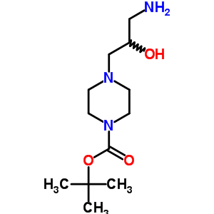 (+/-)-1-氨基-3-n-(4-boc-哌嗪)-2-丙醇结构式_811841-98-2结构式