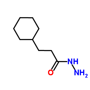 3-环己基丙烷o肼结构式_81975-20-4结构式