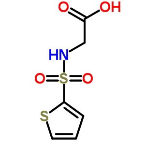 (Thiophene-2-sulfonylamino)-acetic acid Structure,82068-09-5Structure