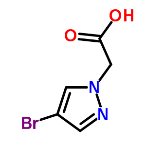 (4-溴-1H-吡唑-1-基)乙酸结构式_82231-53-6结构式