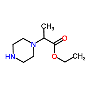 2-(哌嗪-1-基)丙酸乙酯结构式_824414-06-4结构式