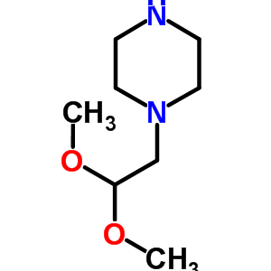 (9ci)-1-(2,2-二甲氧基乙基)-哌嗪结构式_82516-03-8结构式