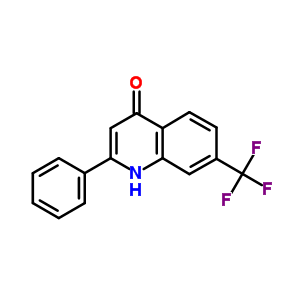 2-苯基-7-三氟甲基-4-羟基喹啉结构式_825620-20-0结构式
