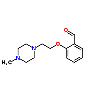 2-[2-(4-Methyl-piperazin-1-yl)-ethoxy]-benzaldehyde Structure,82625-37-4Structure