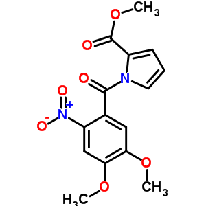 Methyl 1-(4,5-dimethoxy-2-nitro-benzoyl)pyrrole-2-carboxylate Structure,82635-52-7Structure