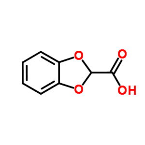 1,3-苯并二氧代-2-羧酸结构式_827-81-6结构式