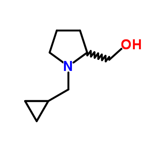 [1-(Cyclopropylmethyl)-2-pyrrolidinyl]methanol Structure,827034-60-6Structure