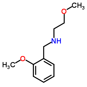 (2-Methoxy-benzyl)-(2-methoxy-ethyl)-amine Structure,827328-30-3Structure