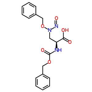 3-[亚硝基(苄氧基)氨基]-n-[(苄氧基)羰基]-l-丙氨酸结构式_832090-73-0结构式
