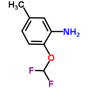 2-(二氟甲氧基)-5-甲基苯胺结构式_832739-40-9结构式