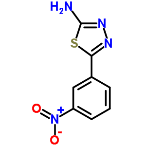 5-(3-Nitrophenyl)[1,3,4]thiadiazol-2-ylamine Structure,833-47-6Structure