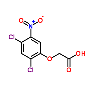 2-(2,4-二氯-5-硝基苯氧基)-乙酸结构式_83631-29-2结构式
