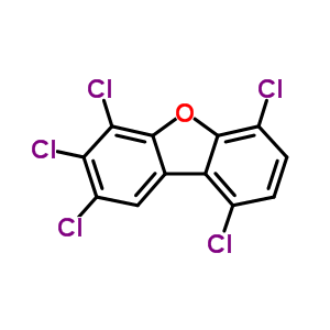 2,3,4,6,9-五氯二苯并呋喃结构式_83704-35-2结构式