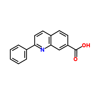 2-苯基喹啉-7-羧酸结构式_841297-69-6结构式