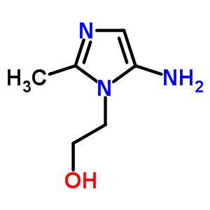 2-(5-氨基-2-甲基-1H-咪唑-1-基)乙醇结构式_84145-87-9结构式