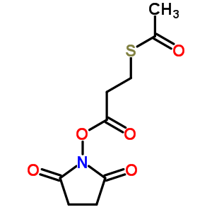 3-(乙酰基硫代)丙酸 n-亚琥珀酸酯结构式_84271-78-3结构式