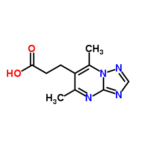3-(5,7-Dimethyl-[1,2,4]triazolo[1,5-a]pyrimidin-6-yl)-propionic acid Structure,842955-63-9Structure