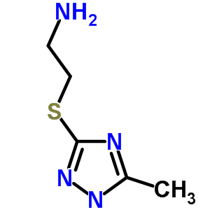 2-(5-Methyl-2H-[1,2,4]triazol-3-ylsulfanyl)-ethylamine Structure,842955-68-4Structure