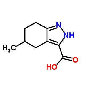 5-甲基-4,5,6,7-四氢-2H-吲唑-3-羧酸结构式_842972-14-9结构式