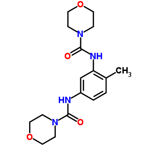 N-[2-甲基-5-(吗啉-4-羰基氨基)苯基]吗啉-4-羧酰胺结构式_84330-05-2结构式