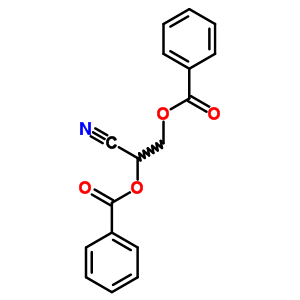2,3-双(苯甲酰基氧基)-丙腈结构式_84348-15-2结构式