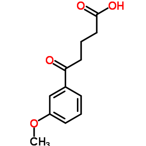 5-(3-甲氧基苯基)-5-氧代戊酸结构式_845781-34-2结构式