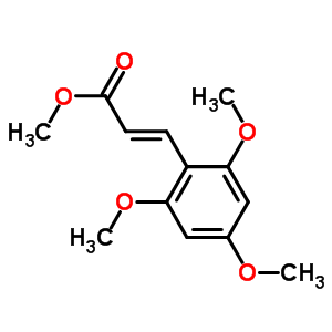 2-Propenoic acid,3-(2,4,6-trimethoxyphenyl)-,methyl ester,(2e)- Structure,847646-83-7Structure