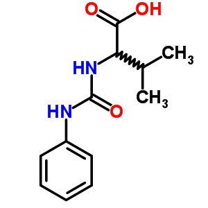 2-[(苯胺羰基)氨基]-3-甲基丁酸结构式_84860-35-5结构式